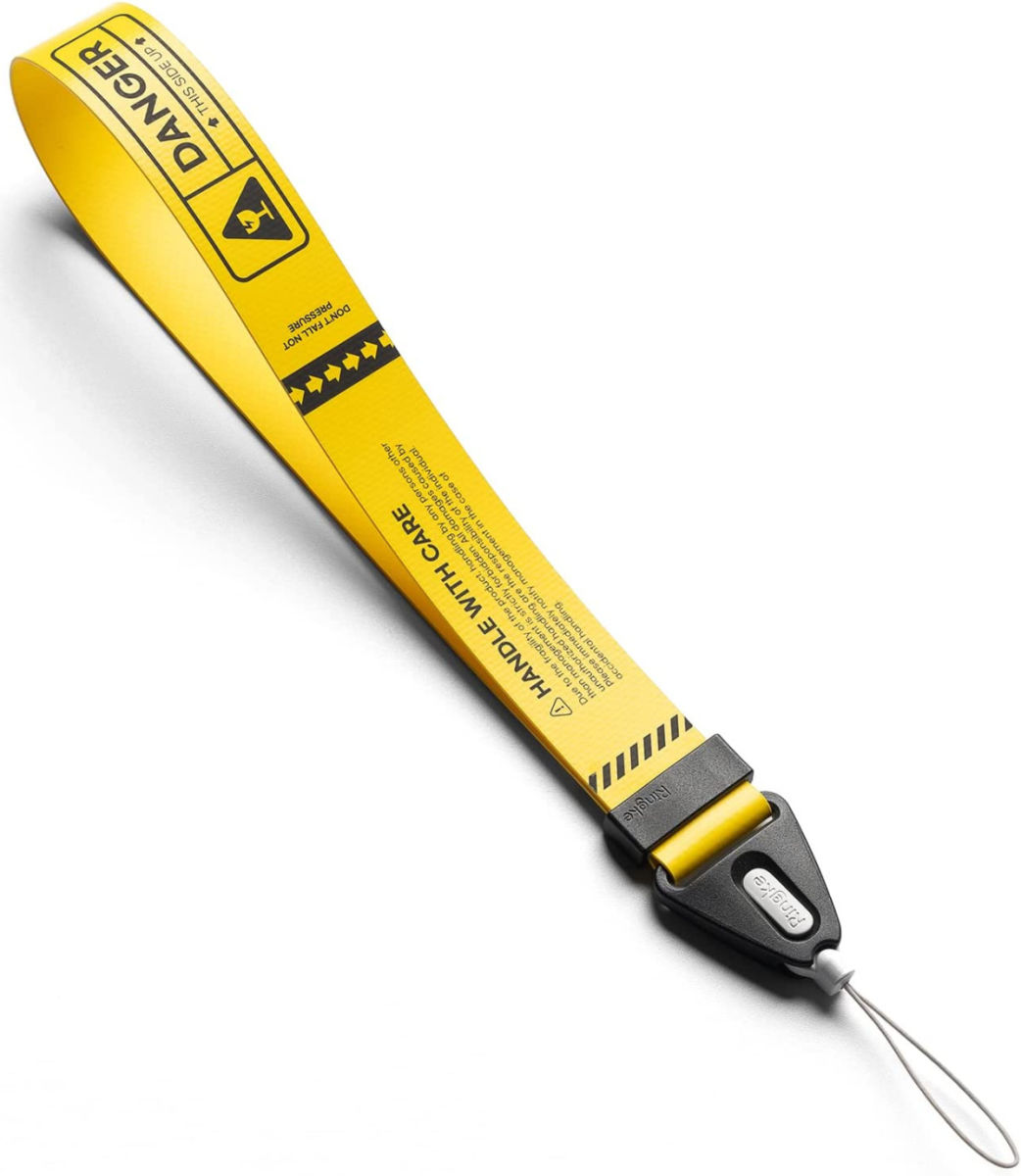 Ringke Design Hand Strap - Polsbandje voor Smartphone Yellow afbeelding 1