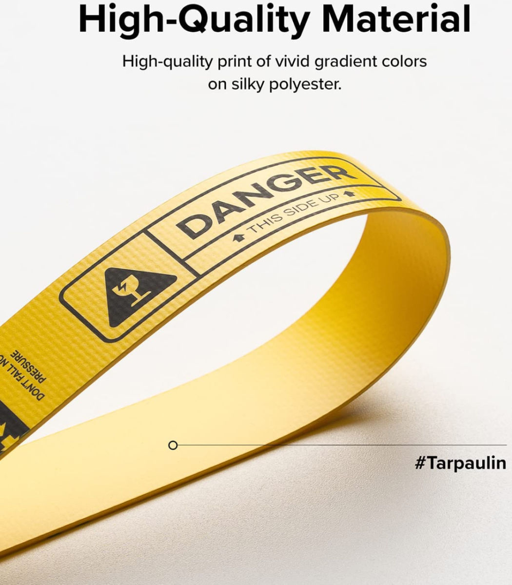 Ringke Design Hand Strap - Polsbandje voor Smartphone Yellow afbeelding 6
