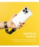 Ringke Design Hand Strap - Polsbandje voor Smartphone Matte Zwart