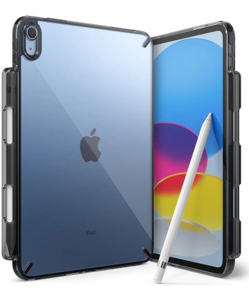 Ringke Fusion Apple iPad 10.9 (2022) Hoes Back Cover Smoke Black Hoesjes