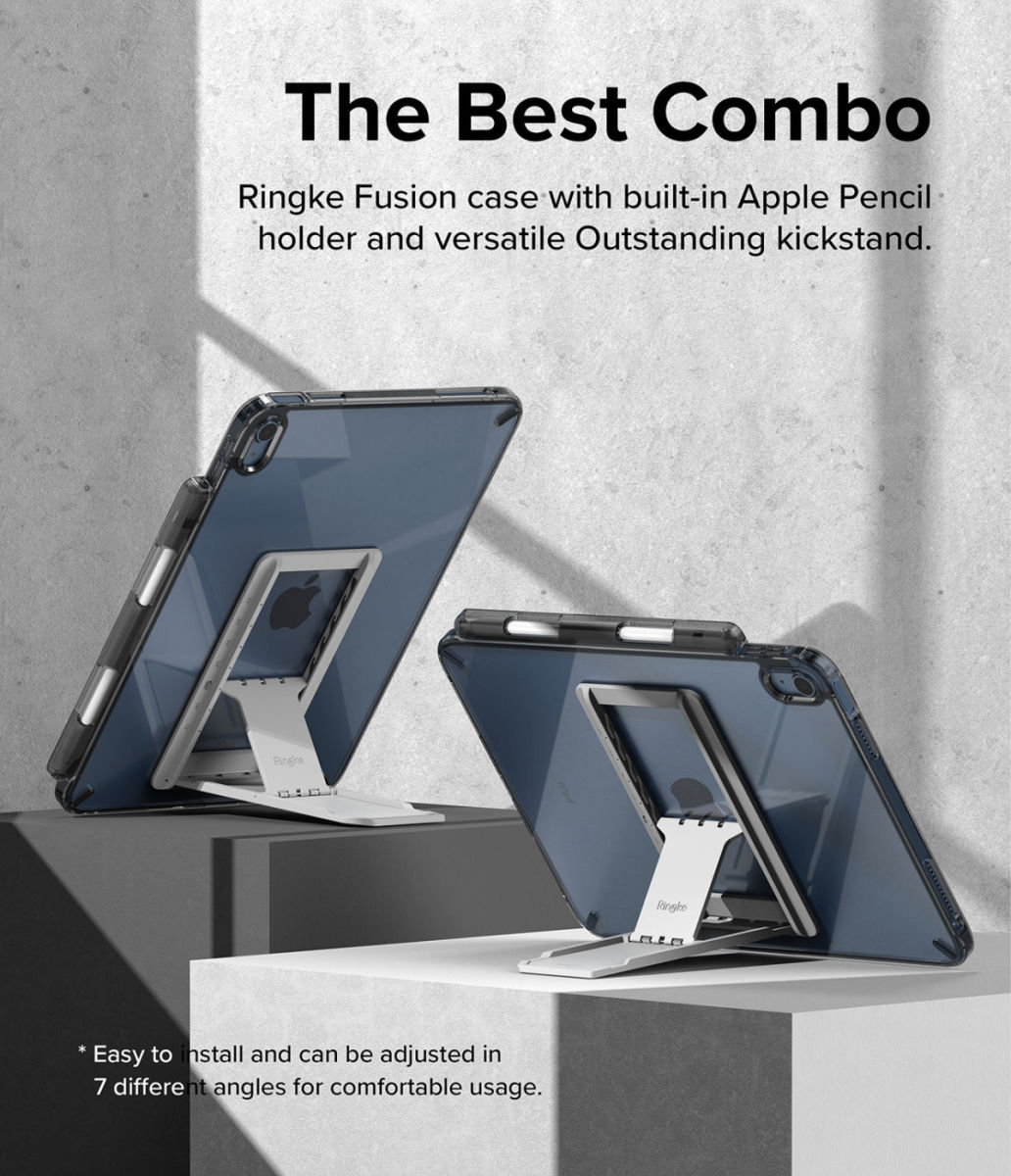 Ringke Fusion Apple iPad 11 (2025) / 10.9 (2022) Hoes + Outstanding Transparant afbeelding 6