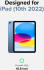 Ringke Fusion Apple iPad 11 (2025) / 10.9 (2022) Hoes + Outstanding Smoke Black afbeelding 12