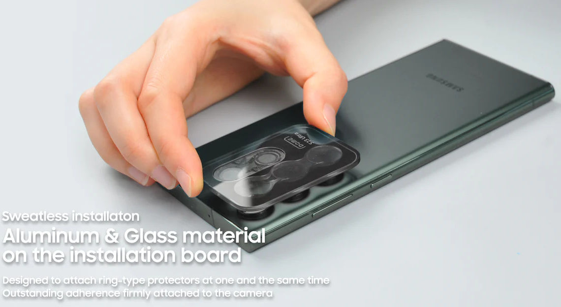 Whitestone Camera EZ Samsung Galaxy S23 / S23 Plus Camera Protector afbeelding 8