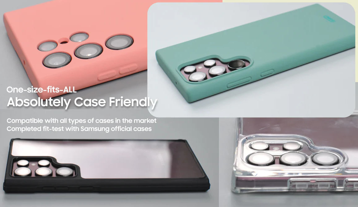 Whitestone Camera EZ Samsung Galaxy S23 / S23 Plus Camera Protector afbeelding 9