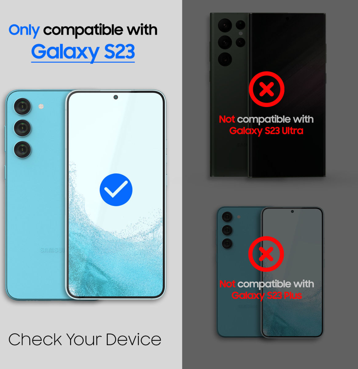 Whitestone Samsung Galaxy S23 Screen Protector UV PET 2-Pack afbeelding 10