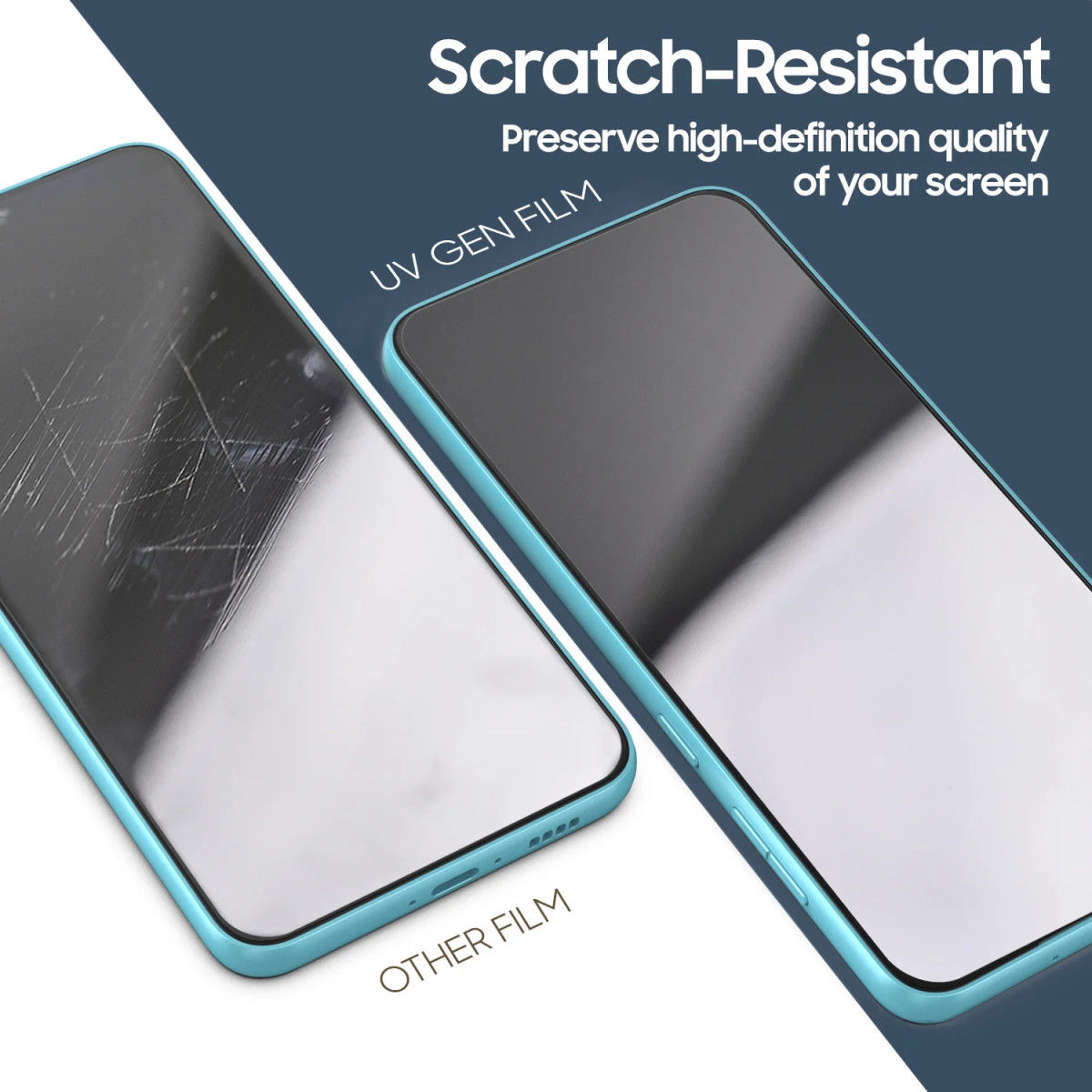 Whitestone Samsung Galaxy S23 Screen Protector UV PET 2-Pack afbeelding 4