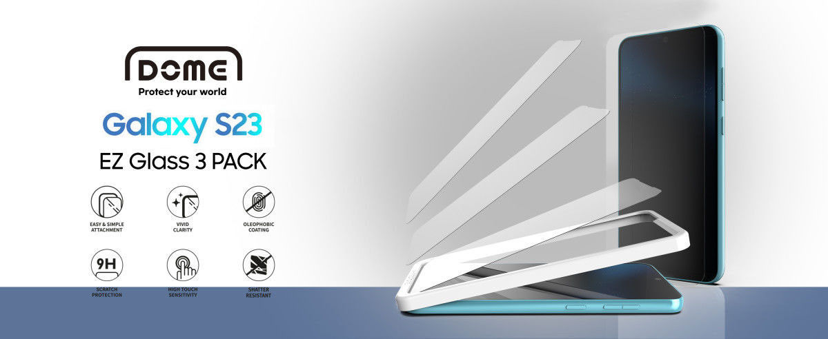 Whitestone EZ Glass Samsung Galaxy S23 Screen Protector (3-Pack) afbeelding 14