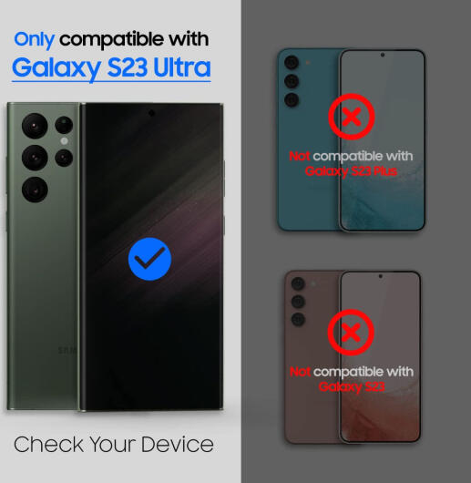 Whitestone Dome Glass Samsung Galaxy S23 Ultra Screen Protector 2-Pack afbeelding 13