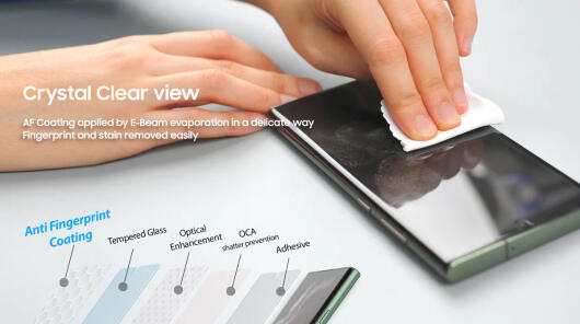 Whitestone Dome Glass Samsung Galaxy S23 Ultra Screen Protector 2-Pack afbeelding 8