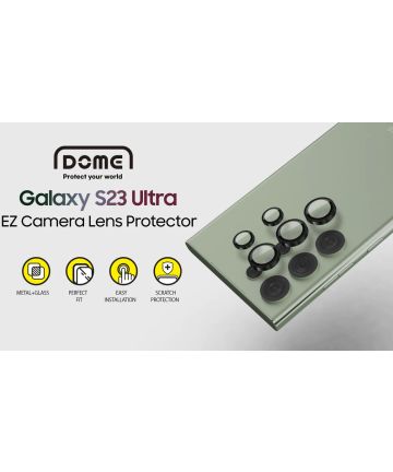 Whitestone Dome EZ Camera Protector - For Samsung Galaxy S23 Ultra