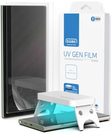 Whitestone Samsung Galaxy S23 Ultra Screen Protector UV PET 2-Pack Screen Protectors