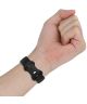 Google Pixel Watch / Watch 2 Bandje Siliconen Drukknoop Sluiting Zwart
