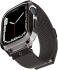 Spigen Metal Fit Pro - Apple Watch 7/8/9 45MM Hoesje en Bandje - Graphite afbeelding 1