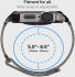 Spigen Metal Fit Pro - Apple Watch 7/8/9 45MM Hoesje en Bandje - Graphite afbeelding 10