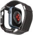 Spigen Metal Fit Pro - Apple Watch 7/8/9 45MM Hoesje en Bandje - Graphite afbeelding 2