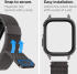 Spigen Metal Fit Pro - Apple Watch 7/8/9 45MM Hoesje en Bandje - Graphite afbeelding 4