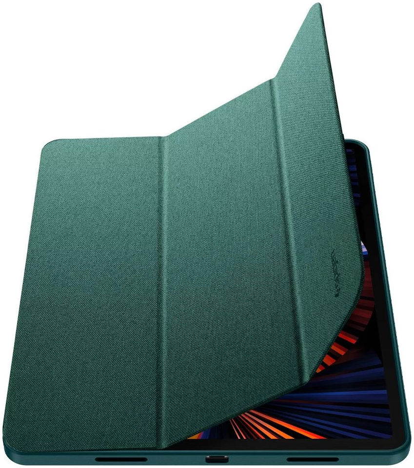 Spigen Urban Fit Apple iPad Pro 12.9 (2021/2022) Hoes Book Case Groen afbeelding 3