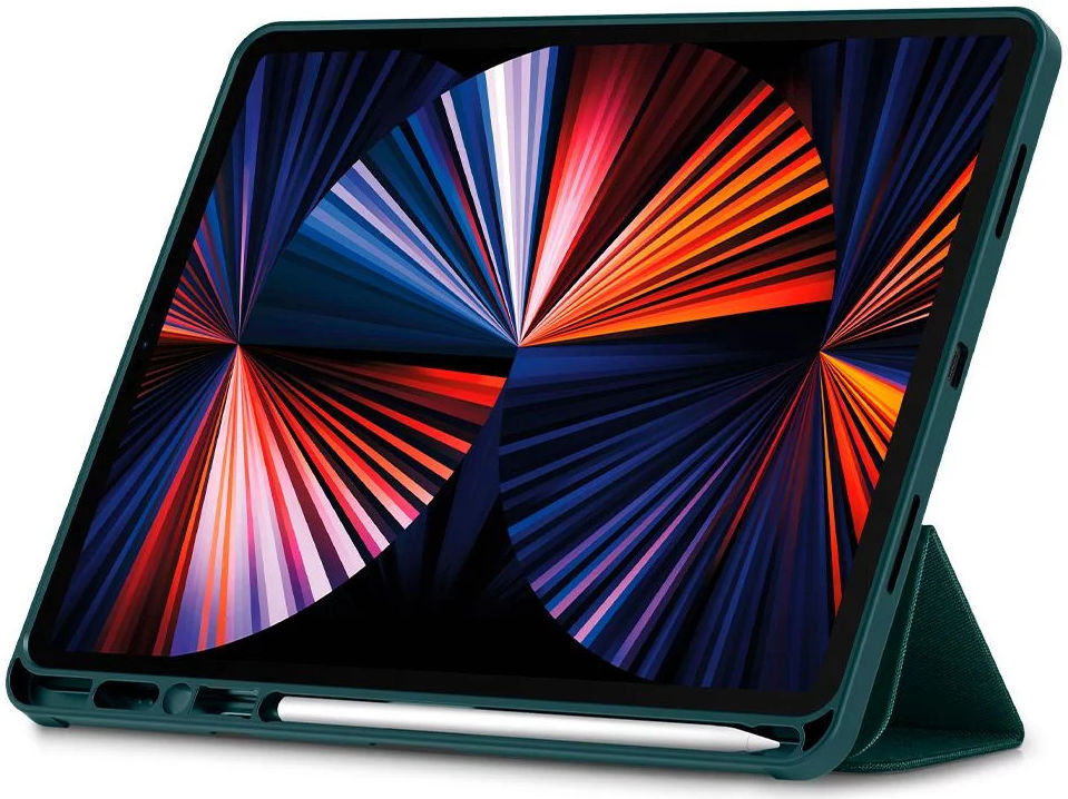 Spigen Urban Fit Apple iPad Pro 12.9 (2021/2022) Hoes Book Case Groen afbeelding 4