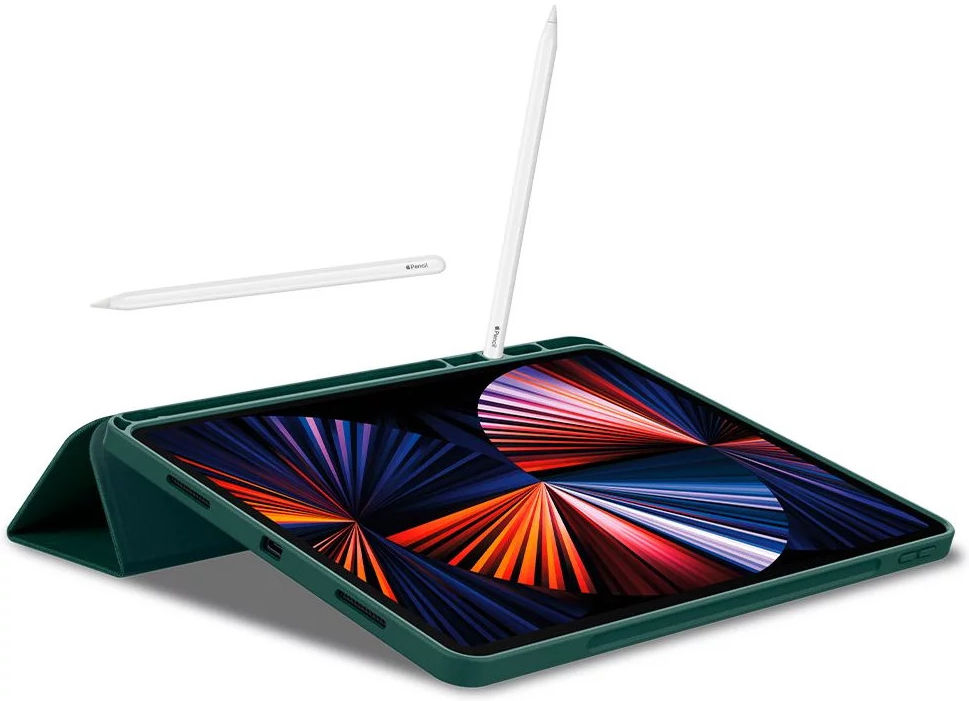 Spigen Urban Fit Apple iPad Pro 12.9 (2021/2022) Hoes Book Case Groen afbeelding 6