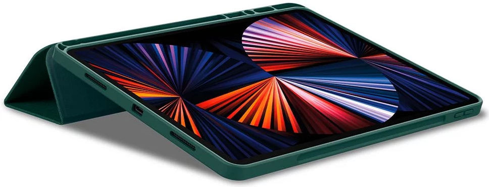Spigen Urban Fit Apple iPad Pro 12.9 (2021/2022) Hoes Book Case Groen afbeelding 7