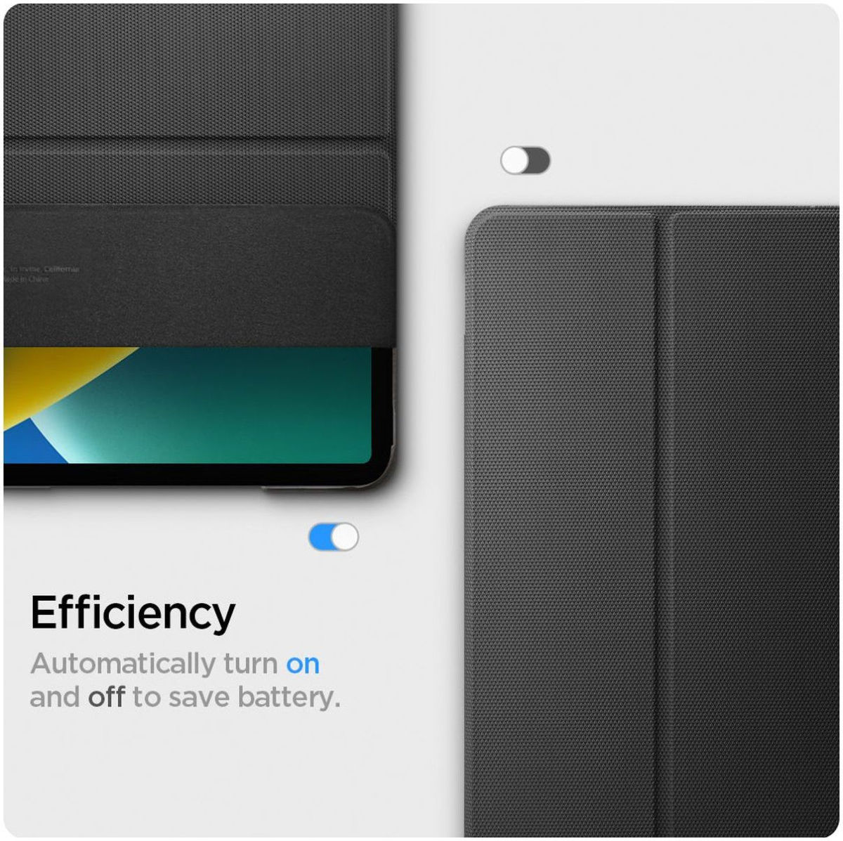 Spigen Liquid Air Folio iPad Pro 11 (2021/2022) Hoes Book Case Zwart afbeelding 4