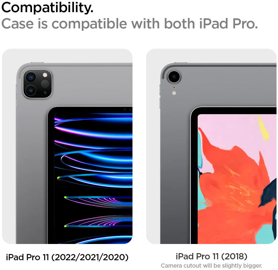 Spigen Liquid Air Folio iPad Pro 11 (2021/2022) Hoes Book Case Zwart afbeelding 7