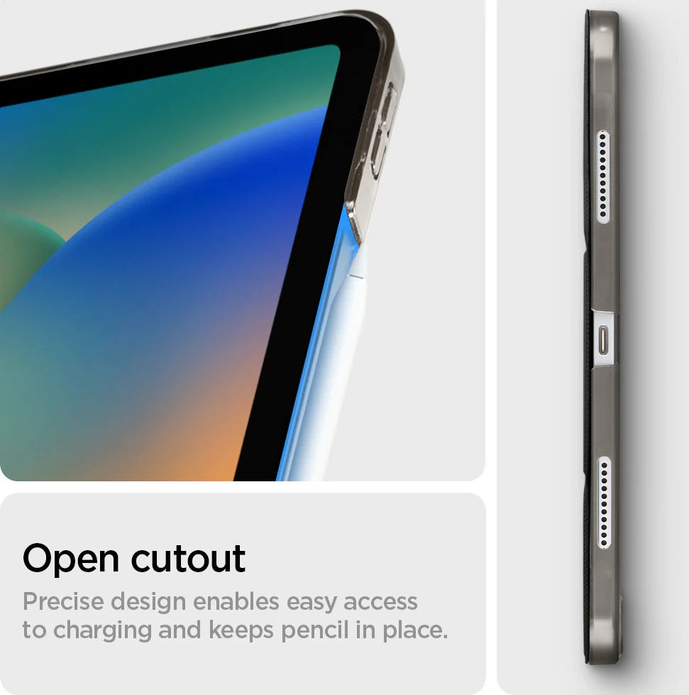 Spigen Liquid Air Folio iPad Pro 11 (2021/2022) Hoes Book Case Zwart afbeelding 8