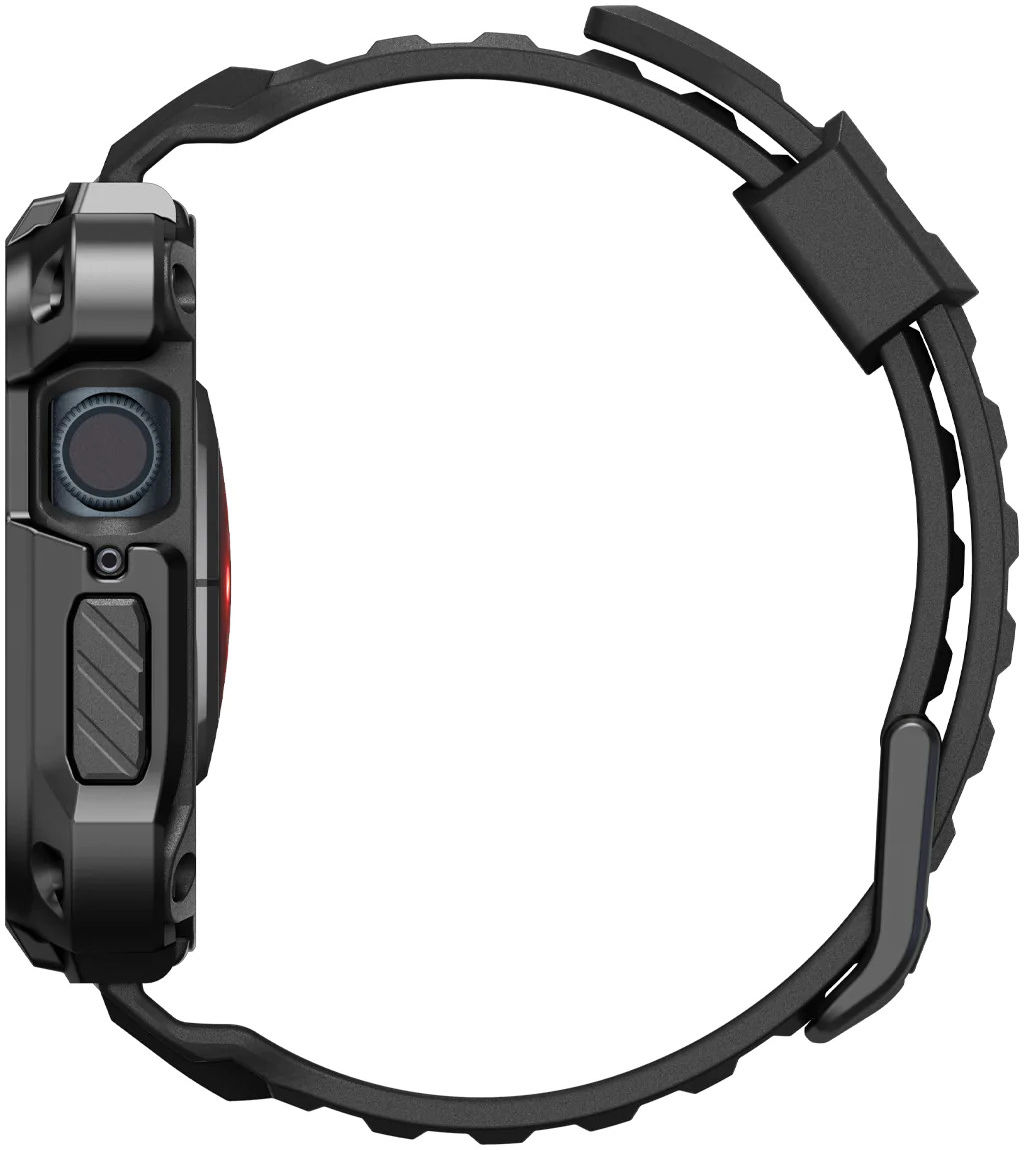 Spigen Tough Armor Pro - Apple Watch 7 / 8 / 9 45MM Case en Bandje - Metal afbeelding 13