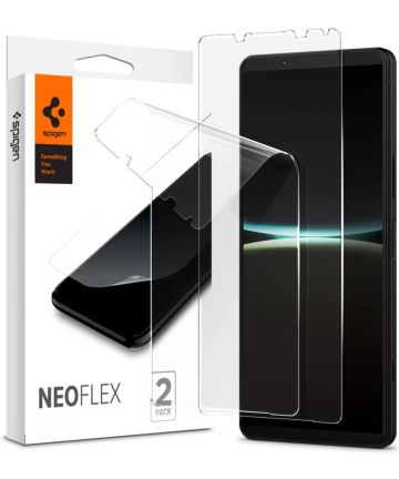 Spigen Neo Flex Sony Xperia 5 IV Screen Protector Display Folie 2-Pack Screen Protectors
