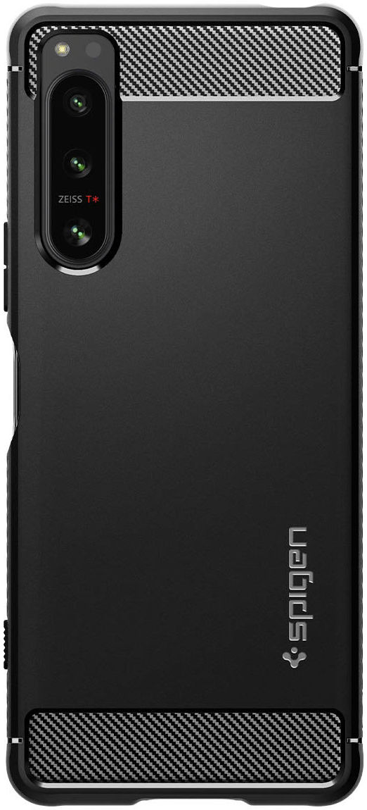 Spigen Rugged Armor Sony Xperia 5 IV Hoesje Back Cover Zwart afbeelding 2