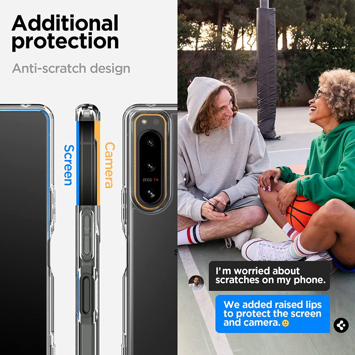 Spigen Ultra Hybrid Sony Xperia 5 IV Hoesje Back Cover Transparant afbeelding 6