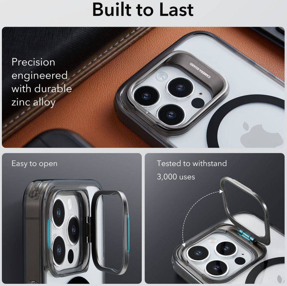 ESR Classic Kickstand Apple iPhone 14 Pro Max Hoesje MagSafe Zwart afbeelding 2