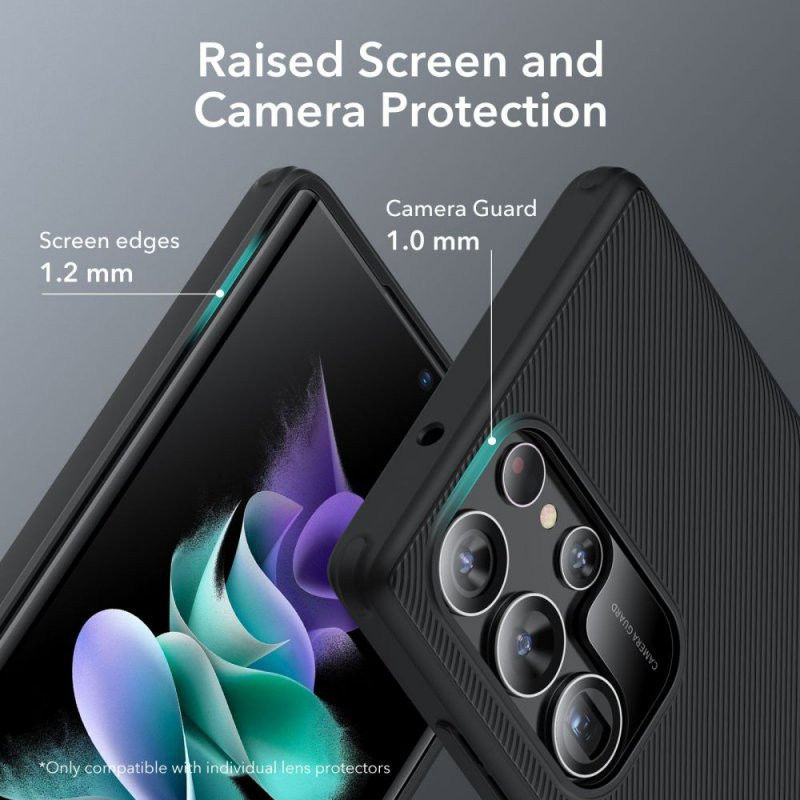 ESR Air Shield Boost Samsung Galaxy S23 Ultra Hoesje Stand Zwart afbeelding 5