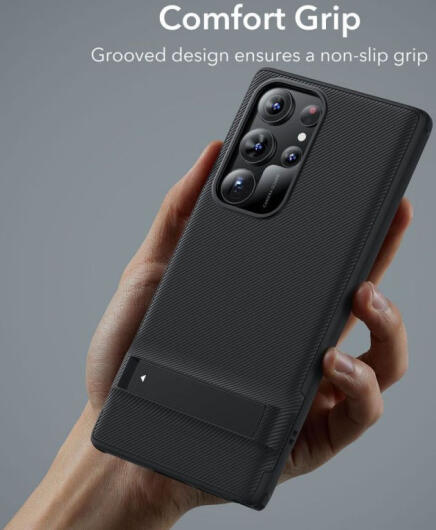 ESR Air Shield Boost Samsung Galaxy S23 Ultra Hoesje Stand Zwart afbeelding 6