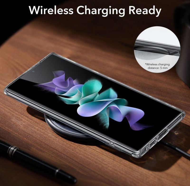 ESR Air Shield Boost Samsung Galaxy S23 Ultra Hoesje Stand Transparant afbeelding 8
