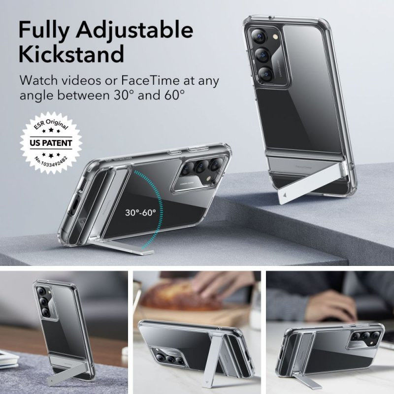 ESR Air Shield Boost Samsung Galaxy S23 Plus Hoesje Stand Transparant afbeelding 2