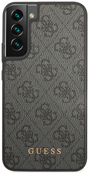 Guess Samsung Galaxy S23 Plus Hoesje Hard Case 4G Logo Metal Zwart afbeelding 3