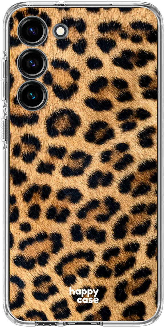 HappyCase Samsung Galaxy S23 Hoesje Flexibel TPU Wilde Panter Print afbeelding 1