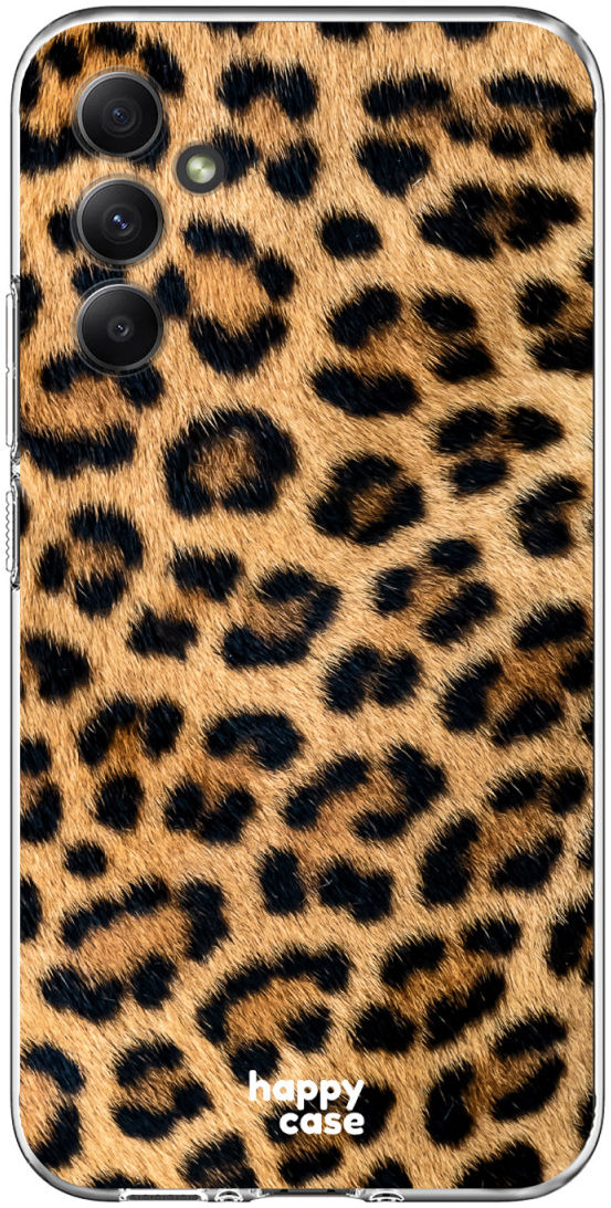 HappyCase Samsung Galaxy A34 Hoesje Flexibel TPU Wilde Panter Print afbeelding 1