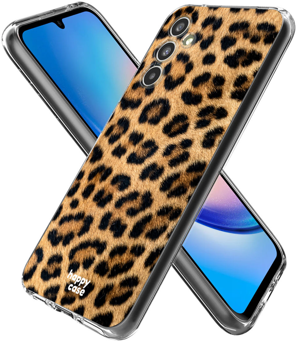 HappyCase Samsung Galaxy A34 Hoesje Flexibel TPU Wilde Panter Print afbeelding 5