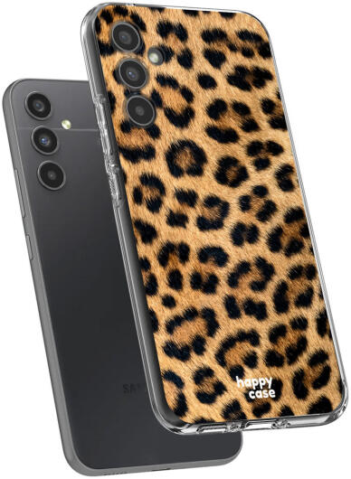 HappyCase Samsung Galaxy A34 Hoesje Flexibel TPU Wilde Panter Print afbeelding 7