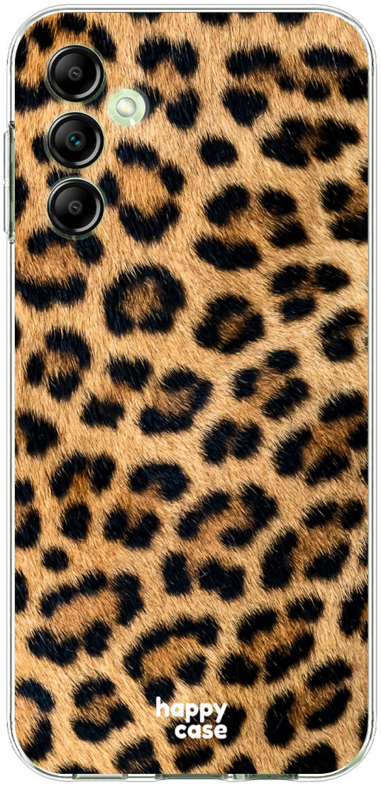 HappyCase Samsung Galaxy A14 Hoesje Flexibel TPU Wilde Panter Print afbeelding 1