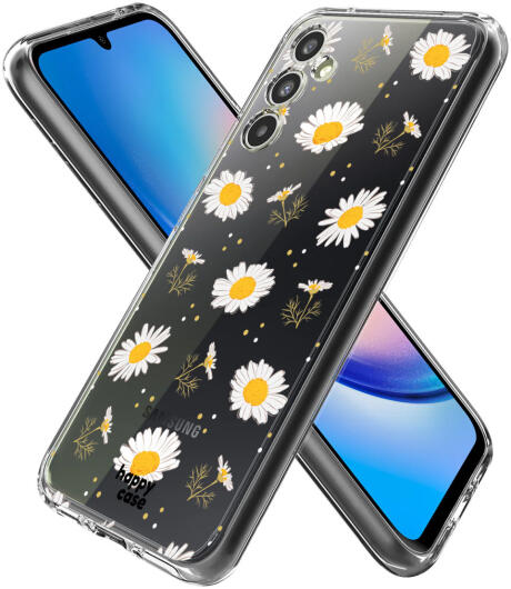 HappyCase Samsung Galaxy A34 Hoesje Flexibel TPU Bloemen Print afbeelding 5