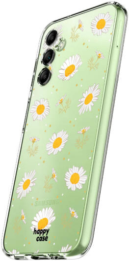 HappyCase Samsung Galaxy A14 Hoesje Flexibel TPU Bloemen Print afbeelding 7