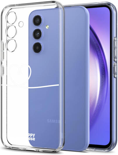HappyCase Samsung Galaxy A54 Hoesje Flexibel TPU Hartje Print afbeelding 2