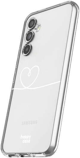HappyCase Samsung Galaxy A54 Hoesje Flexibel TPU Hartje Print afbeelding 5
