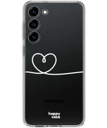 HappyCase Samsung Galaxy S23 Hoesje Flexibel TPU Hartje Print