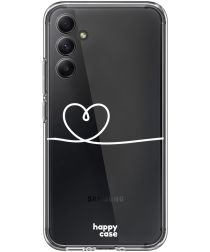 HappyCase Samsung Galaxy A34 Hoesje Flexibel TPU Hartje Print