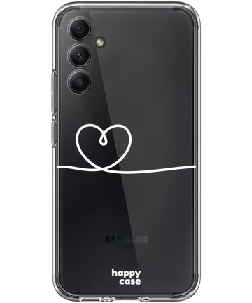 HappyCase Samsung Galaxy A34 Hoesje Flexibel TPU Hartje Print Hoesjes