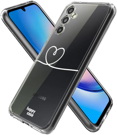 HappyCase Samsung Galaxy A34 Hoesje Flexibel TPU Hartje Print afbeelding 5